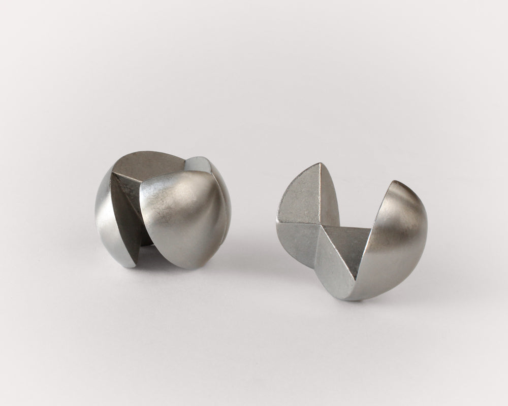 Venn Puzzle · Three-Piece Cast Steel Sphere · Curio